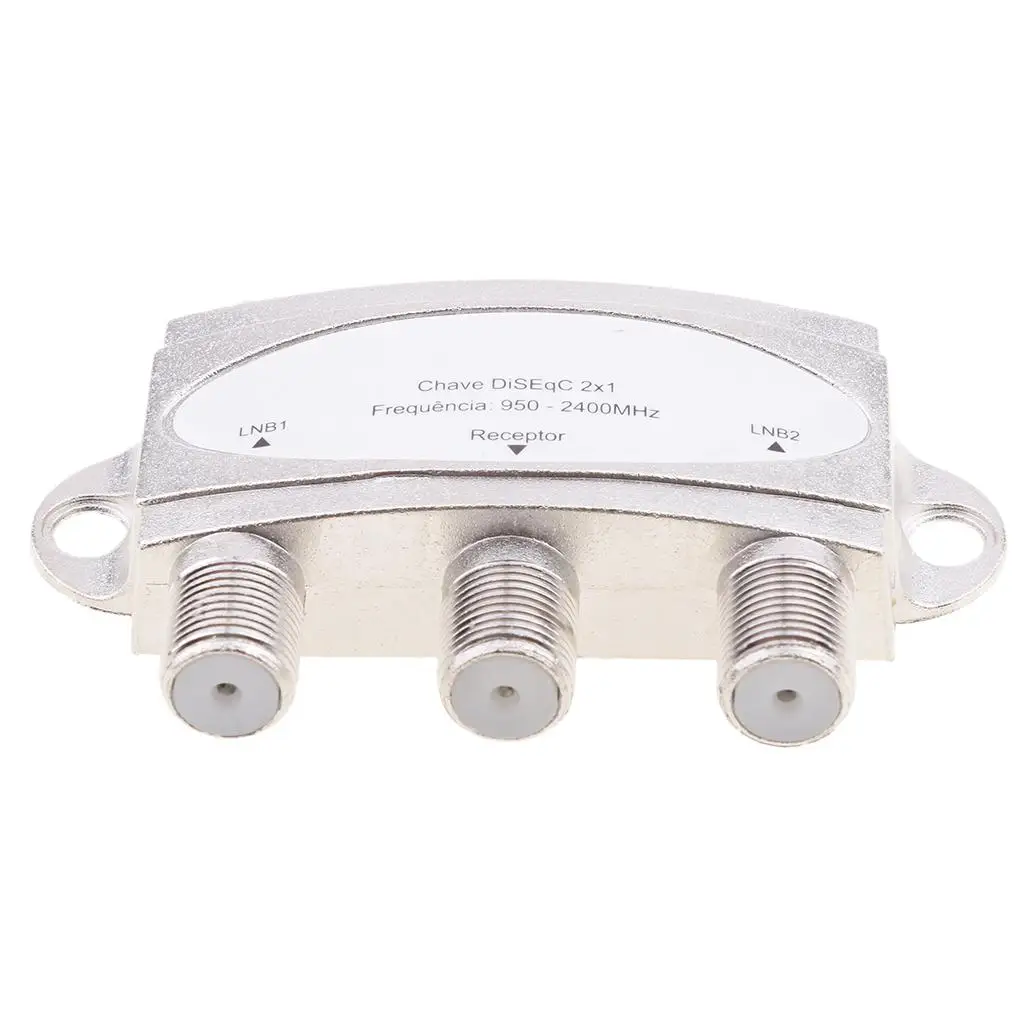 Tahan Air 2x1 DISEqC Switch LNB LNBF gratis untuk udara