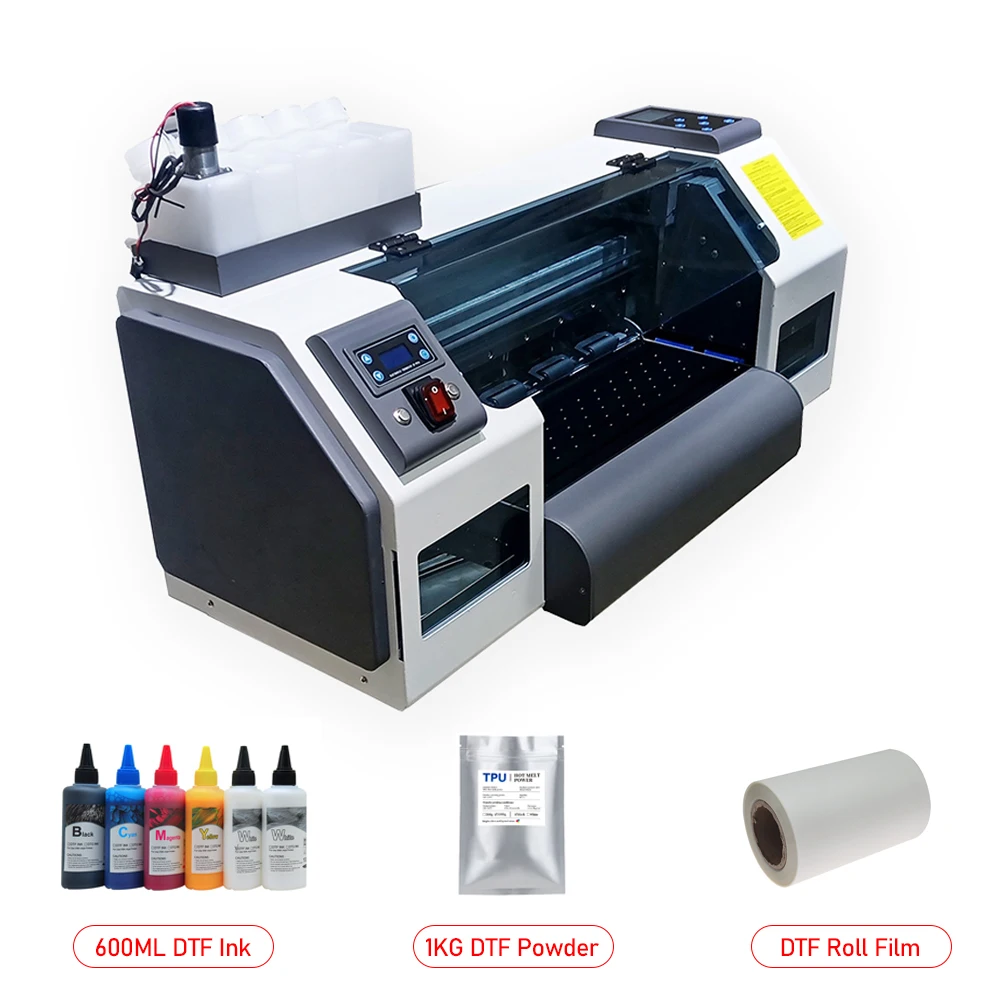 A3 DTF Printer Directly To Film Printer A3 dtf printers for heat transfer t shirt  printing machine A3 For Jeans Hoodies fabric