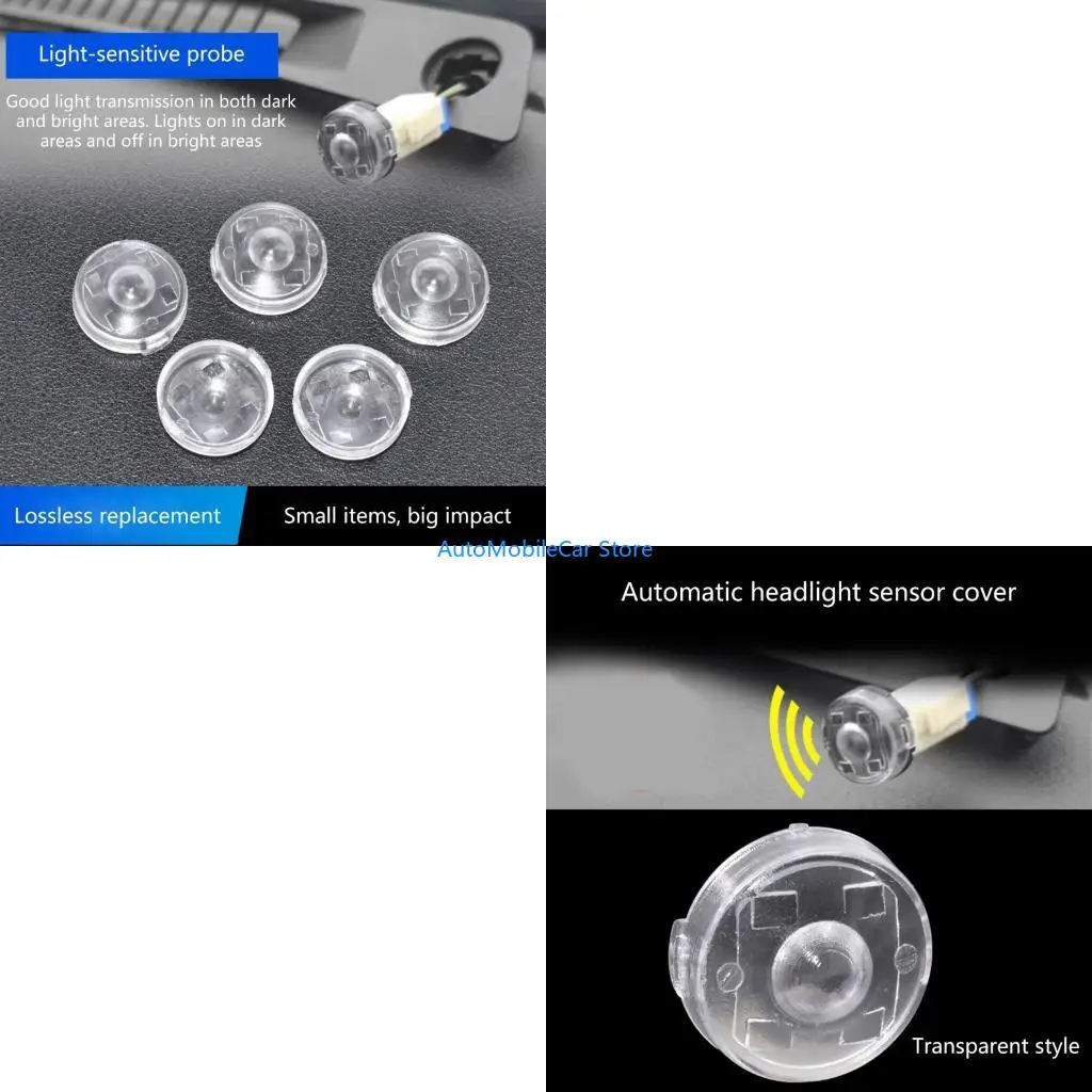 G8TE Protective Headlight Cap Cover Dust Proof Design Headlamp Sensors