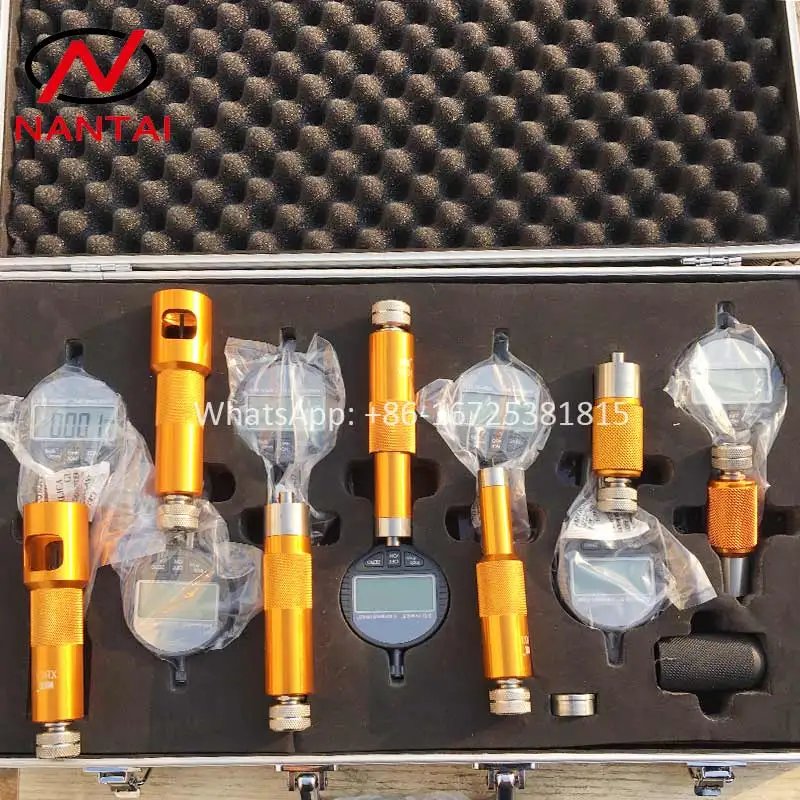 

NANTAI NO.1085 Common Rail Injector Valve Testing Tools Measuring Tools with 7pcs Digital Dial Indicator