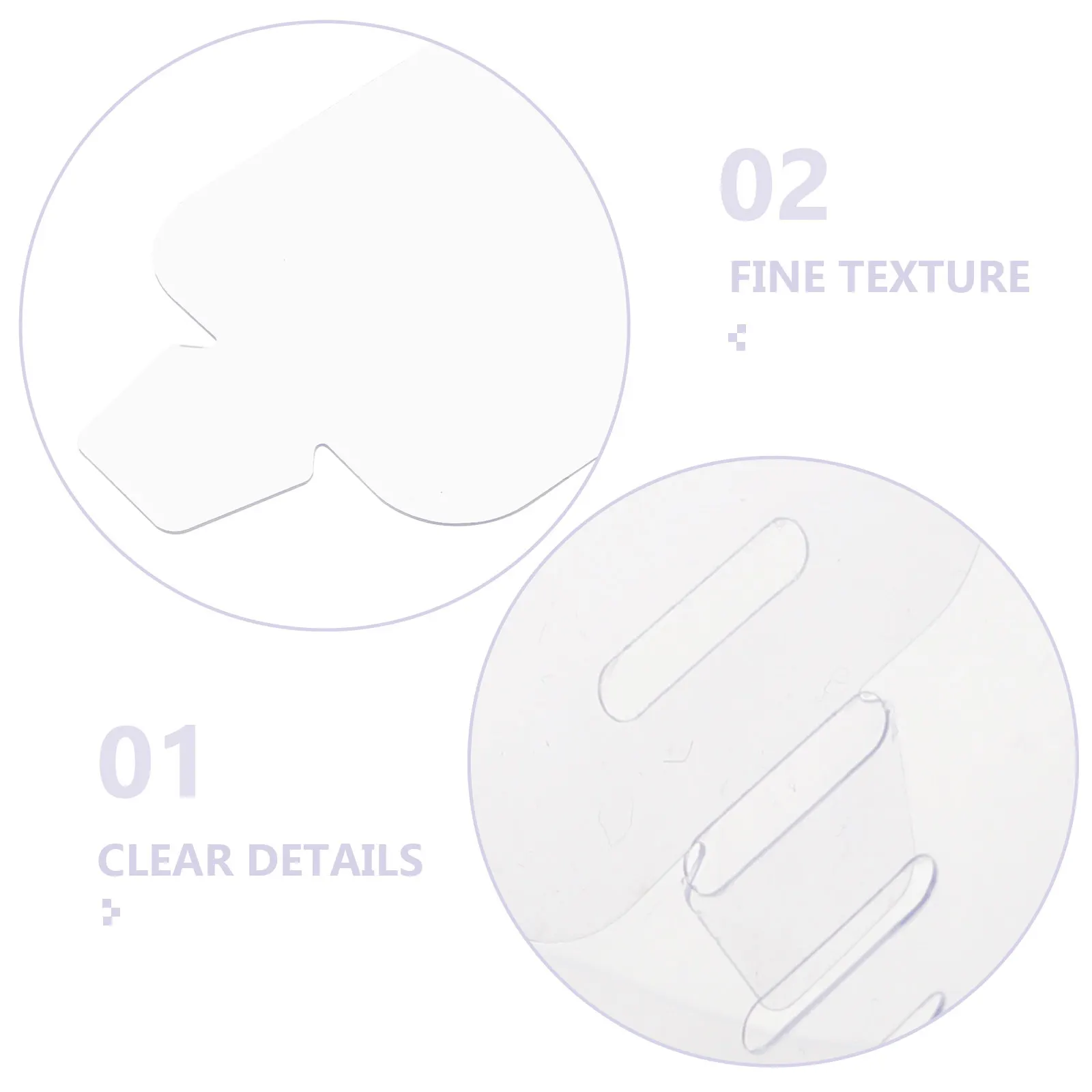 100Pcs Plastic Collar Stays Shirt Collar Inserts Support Stand for Dress Shirts Suitable for Men's Women's
