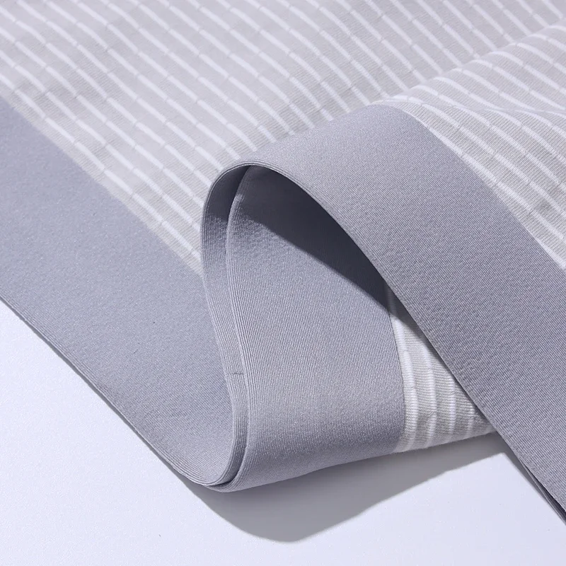 Paquete de 3 ropa interior para hombre, Boxers para hombre a rayas de Jacquard de algodón mezclado sin costuras, transpirables, de secado rápido,