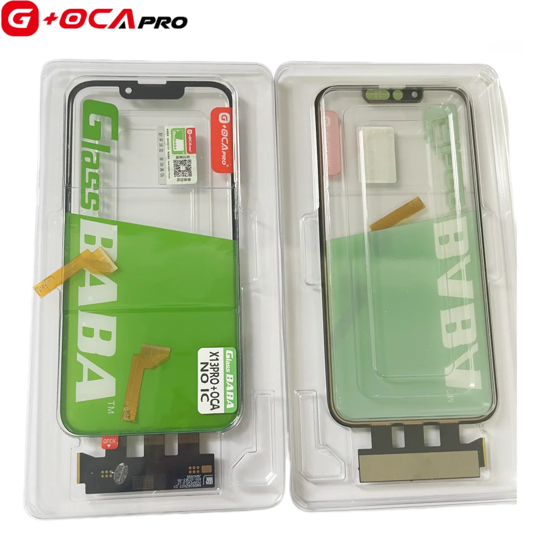 СТЕКЛО BABA G+OCA PRO NO IC Короткое гибкое сенсорное стекло с дигитайзером и рамкой + OCA для iPhone 11promax 12 13mini
