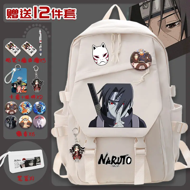 

Naruto New Cartoon Student Schoolbag Large Capacity Casual and Lightweight Shoulder Pad Cute Waterproof Backpack