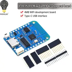 D1 Mini V4.0.0 WIFI ESP8266 CH340G CH340 ESP-12F D1 Mini WIFI IOT Board MicroPython Nodemcu Arduino