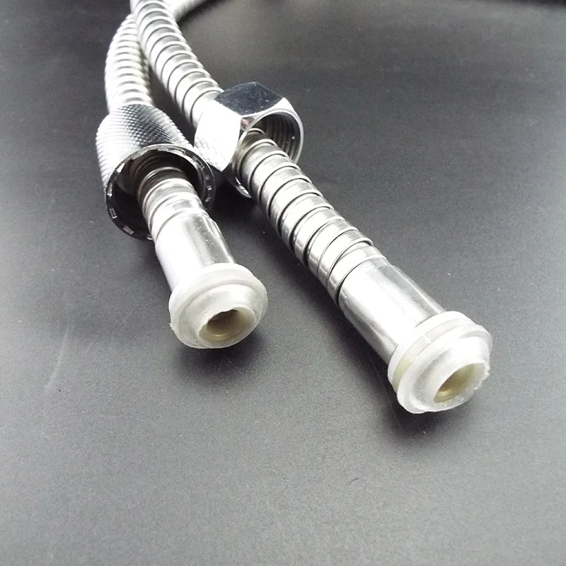 Flexible Shower Hose Plumbing 1.2m/1.5m/2m For Home Bathroom Shower Tube Washlet Extension Pipe Stainless Steel Hose