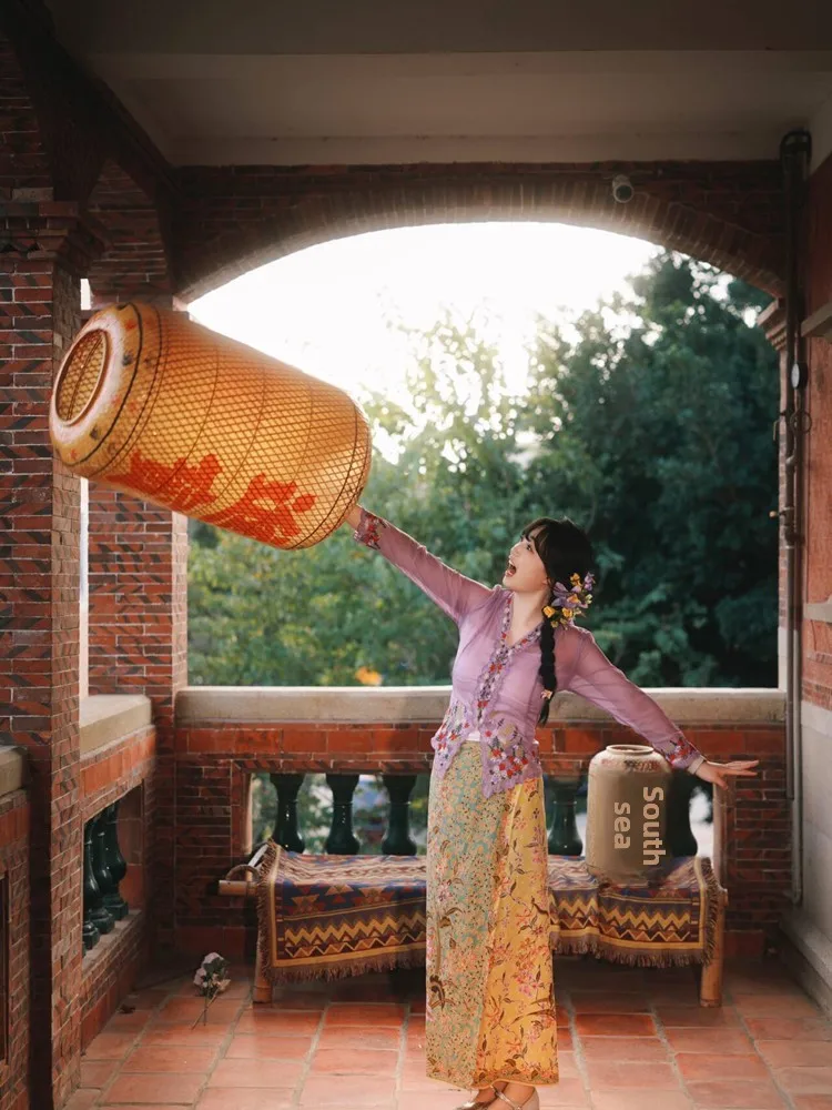 

New Style Photography Clothing Ethnic Dai Ethnicity Qing Zhen Travel Photography Little Nanyue Makeup Costume Photography
