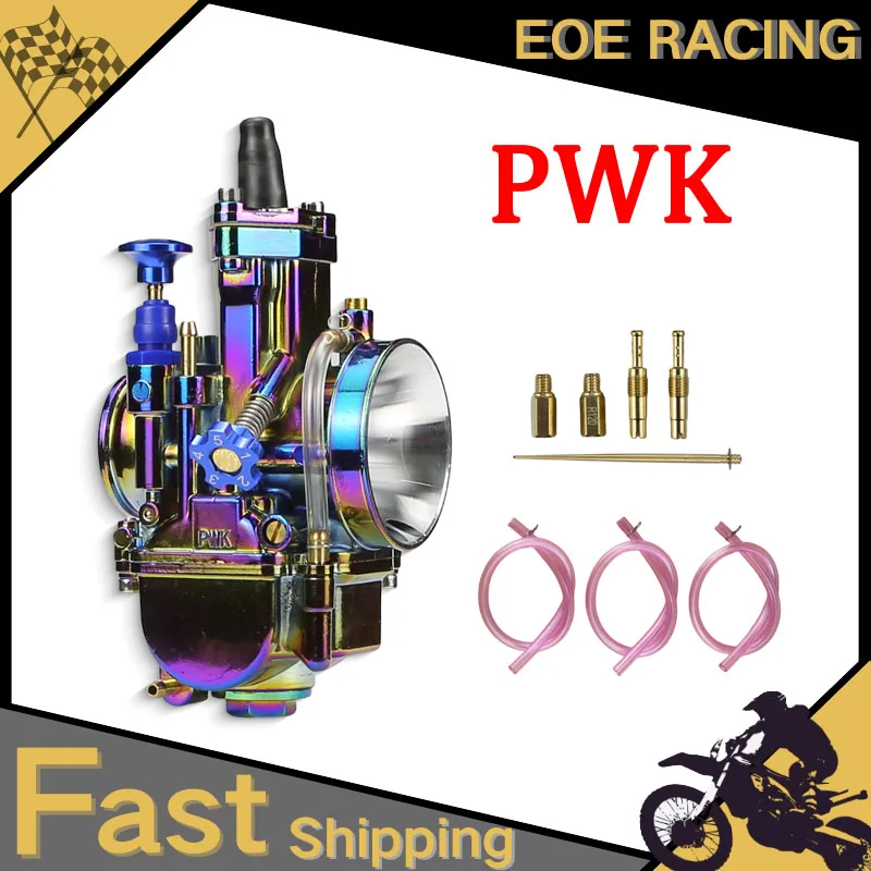 Racing PWK Carburetor With Power Jet For KEIHIN KOSO OKO PWK 24 26 28 30 32 34mm 2T 4T Scooter ATV Dirt Bike Universal
