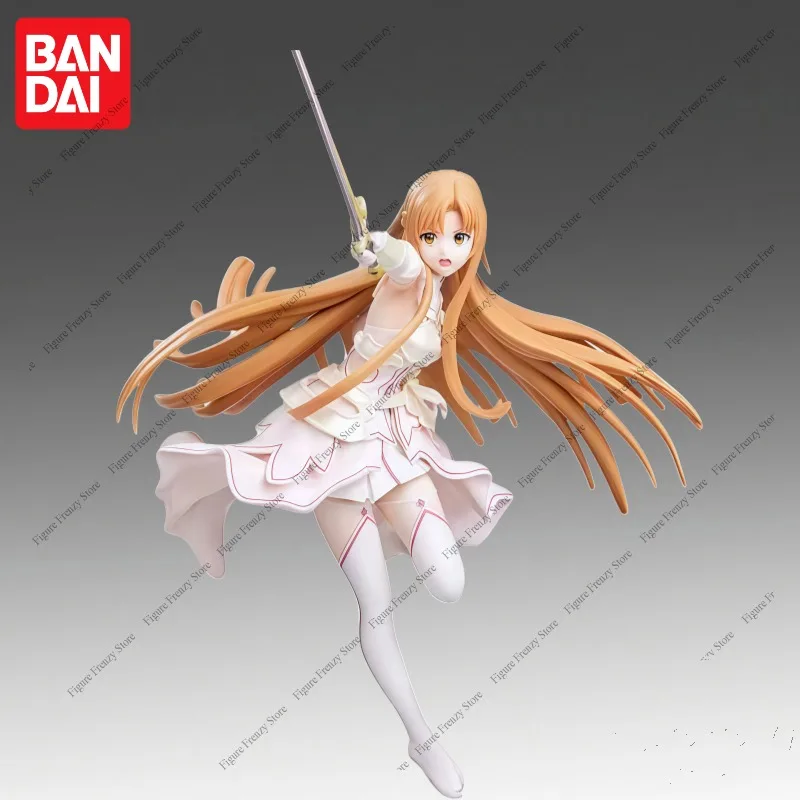 Special Offer In Stock Bandai Original Banpresto Sword Art Online Asuna Yuuki Action Figure Mol Doll for Anime Collectors view 3