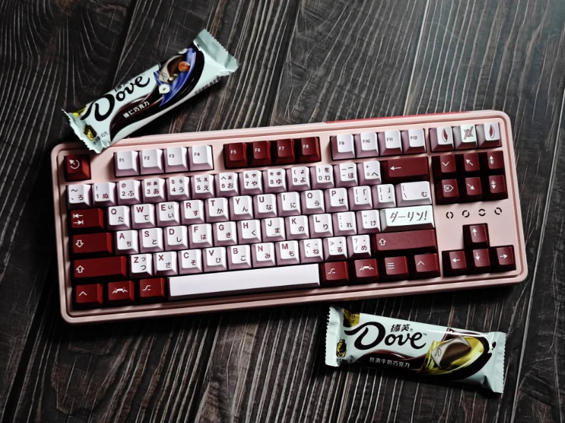 GMK Set lengkap Keycap tema sayang 167key PBT tutup Keyboard Jepang kustom KeyCap Gaming profil ceri untuk Keyboard mekanis