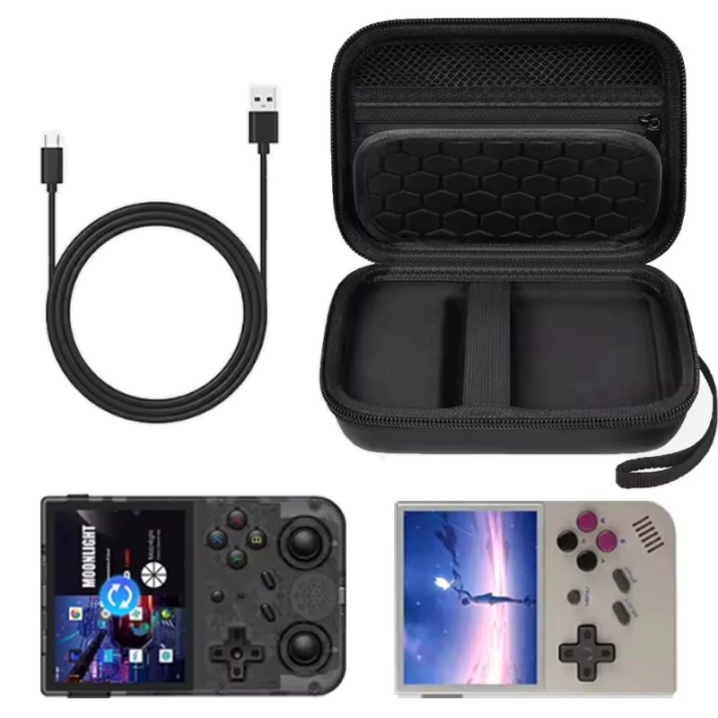 Travel Case Compatible with RG353V/ RG35XX/RG353VS/ R36S Retro Handheld Game Console, Handheld Emulator Storage Holder Organizer image 6