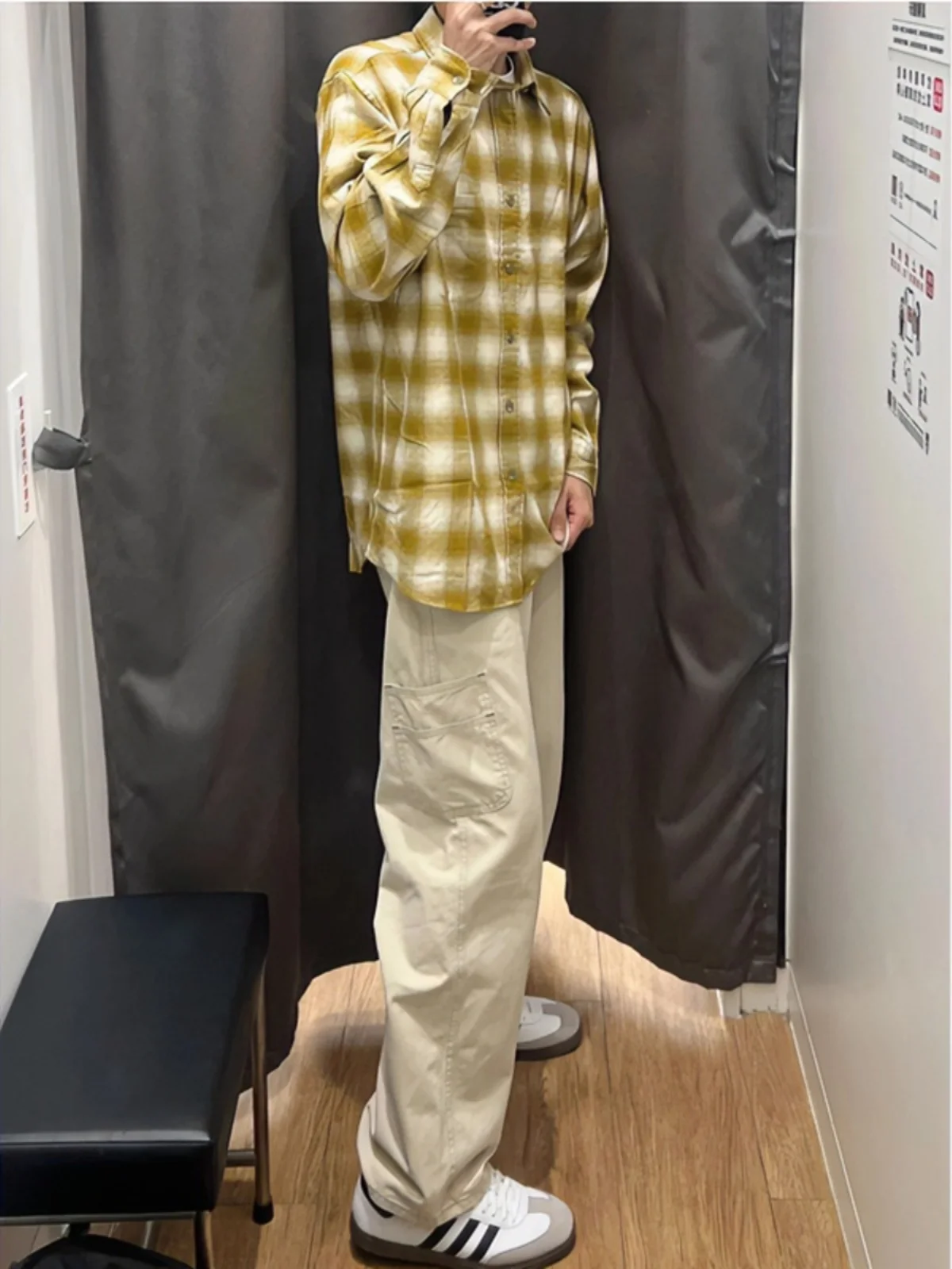 

Khaki Multi-ket Summer Thin American Sle Knife Straight Leg Workwear Pants Breathable Loose Fit Casual Trousers