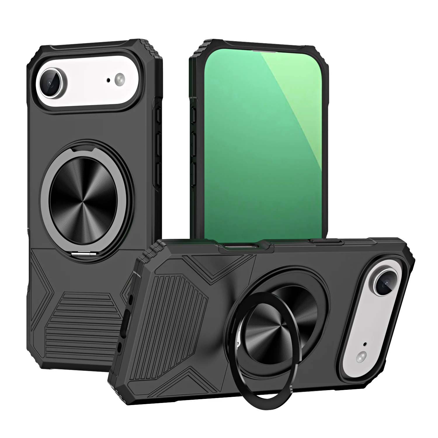Custodia Per Iphone 17 Air 15 16 Pro Max Iphone17 14 13 Iphone16 Iphone15 Accessori Di Ricarica Wireless A Doppio Strato Borsa Per Telefono