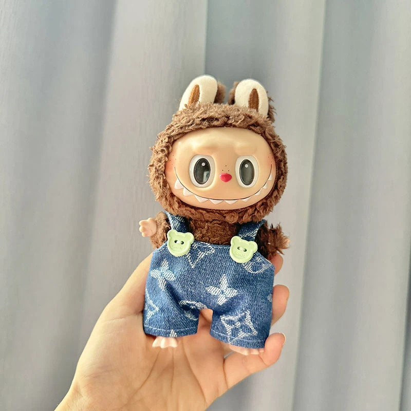 Labubu Doll Fashion Clothes Hoodie Doll Clothes Color Block Doll Clothes Doll Accessories Cute Decorative Cloth