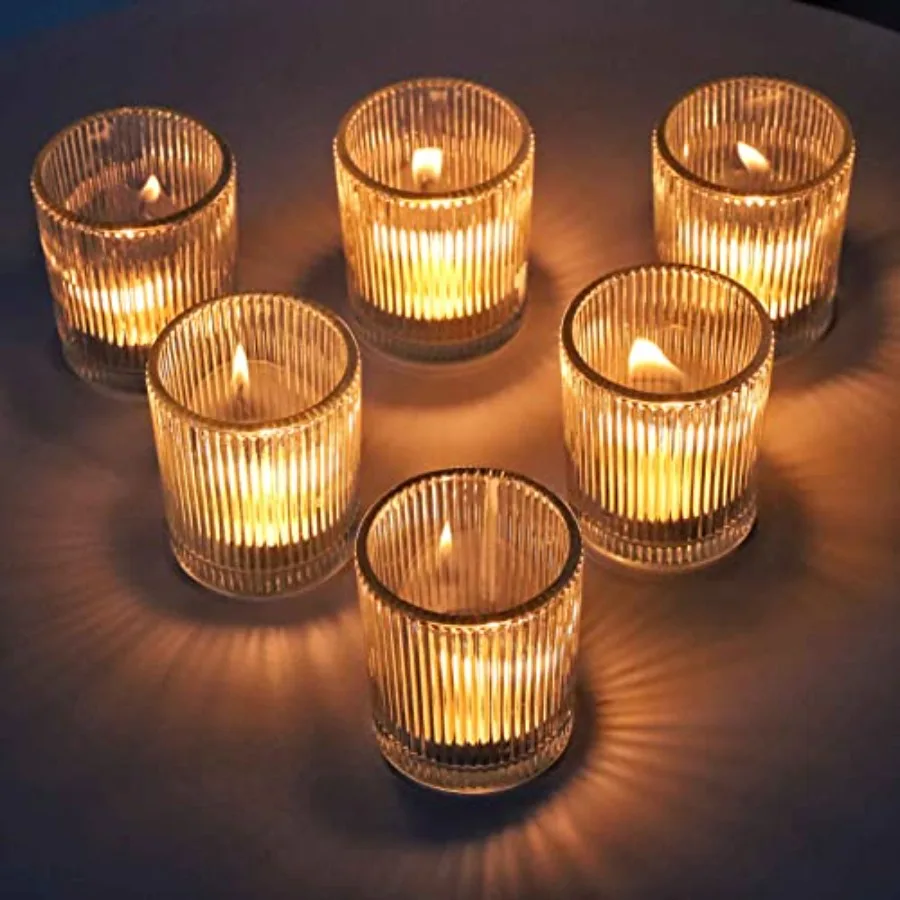 

pcs Candle Holder Wedding Centerpieces for Tables Votive Candle Holders for Votive and Tea Lights Candles Glass Tealight Candle
