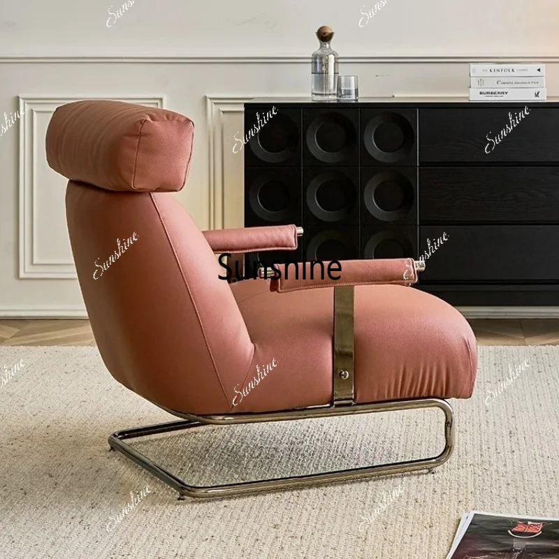 Living room light luxury single sofa leisure study sofa bedroom lazy chairTJ