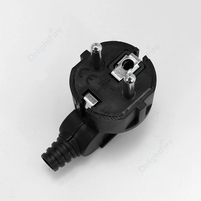 EU Electrical Adapters Schuko France Germany Connector Screw Connections EU Replacement Plug Adapter For power supply Cable