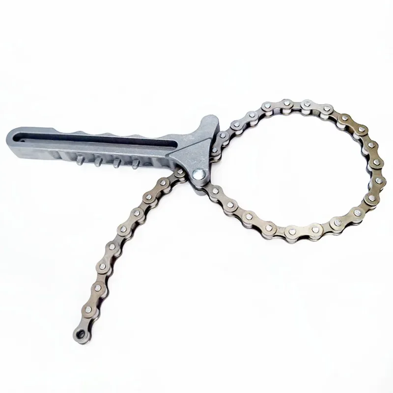 Adjustable Oil Filter Chain Wrench 3