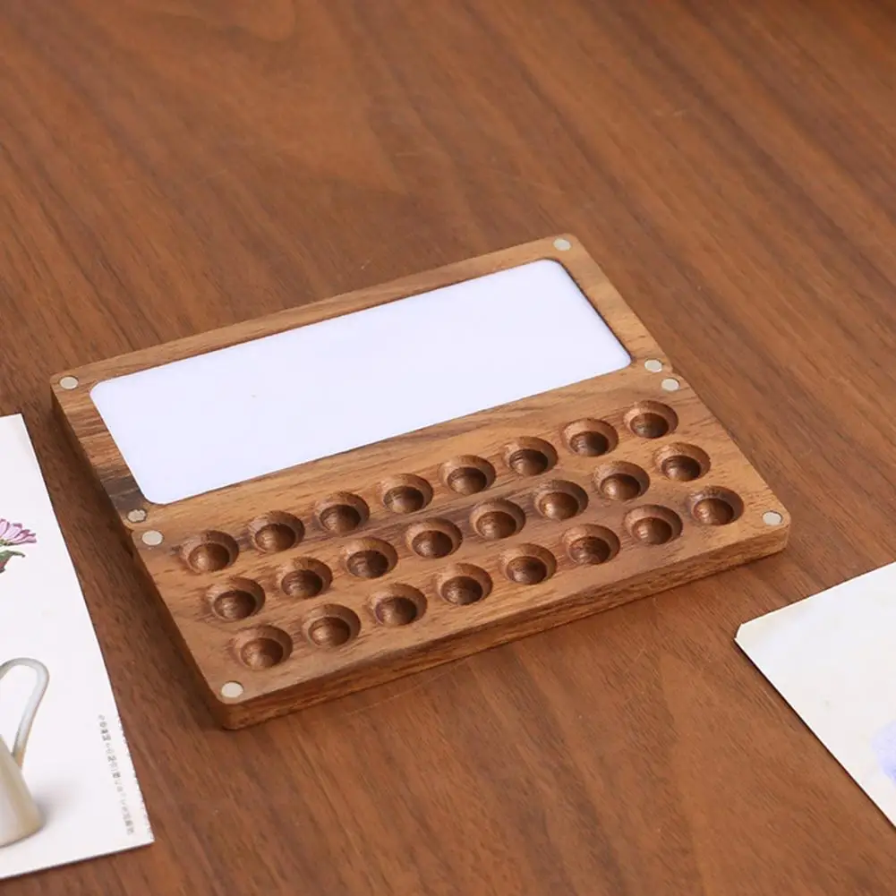 ポータブルプレゼンテーションボックス,マルチグリッド,家のための理想的な水彩パレット,屋外旅行