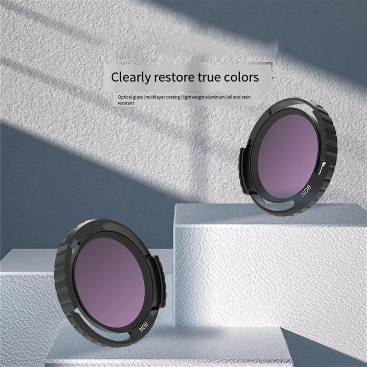Объектив из алюминиевого сплава ND16 Фильтр для объектива для дрона Avata 2, водонепроницаемый, с защитой от белого ультрафиолета