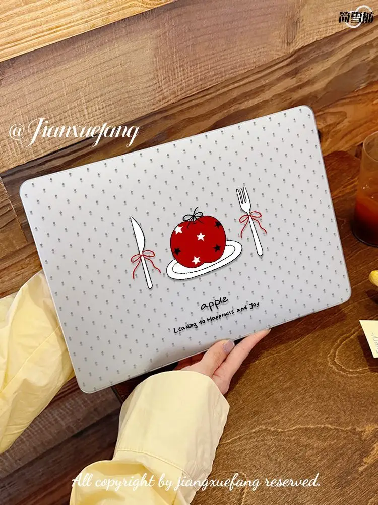 Dotted Star Graffiti Case for Macbook Air 13.6 M5 M1 Pro 14 M4 Air 15.3 13 M3 15 M2 Mac Cover A3113A2681 A2442 A2941 Anti-Scratc