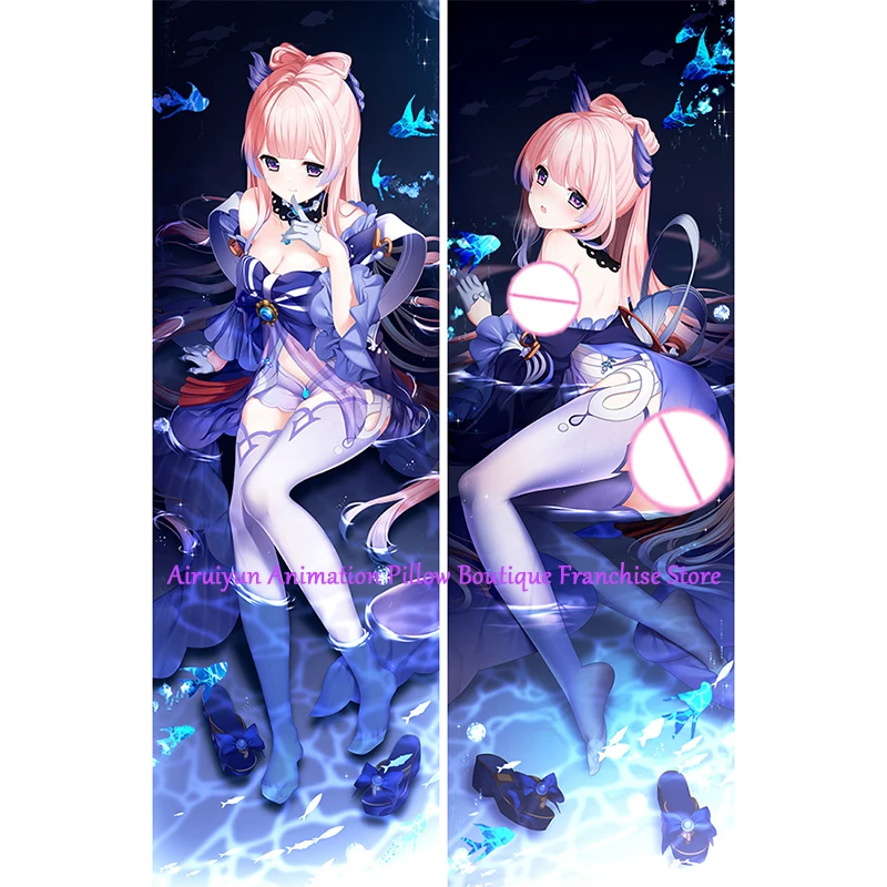 Anime Dakimakura Pillow Case Sangonomiya Kokomi Sexy and Busty Beautiful Girl Double-Sided Halloween Decoration