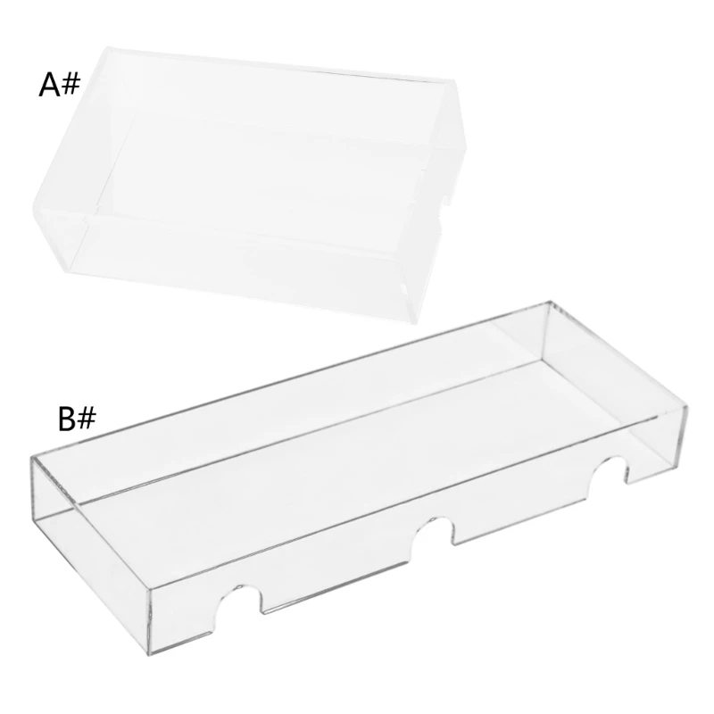 Protecteur clavier en acrylique, couvercle anti-poussière épais transparent pour clavier mécanique