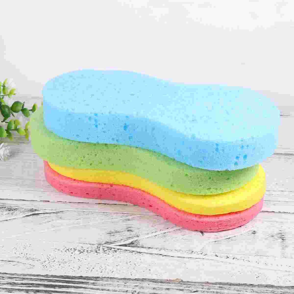 

10 Pcs Compressed Packaging Sponges Washing for Car High Density Household Cleaning Bone Design