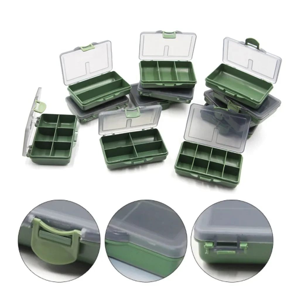 

1 Pcs 1 to 8 Compartments Storage Box Carp Fishing Tackle Boxes Portable Fishing Box System Fishing Bait Boxes