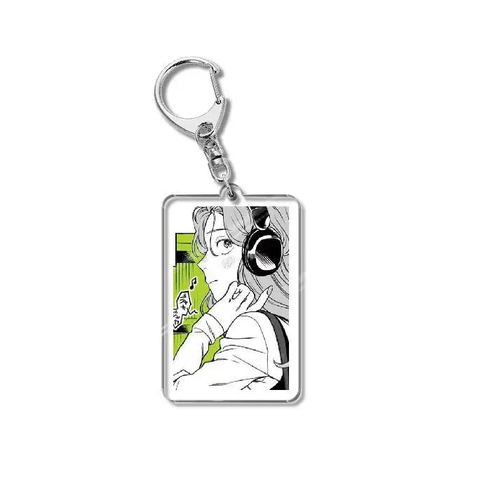 She Wasnt A Guy Acrylic Keychain Bag Charms Keyring Les Couple Gift  Souvenir Creative Pendant New Accessories Jewelry Key Chain