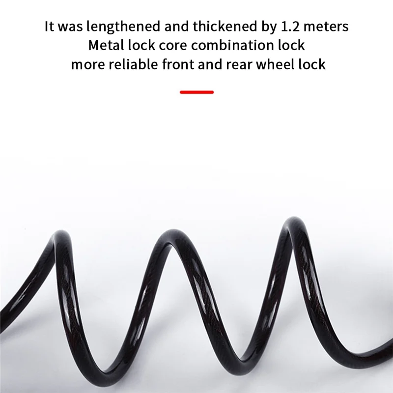 

2525 + велосипедный замок, 5-значный замок с паролем для электромобиля, полоса для горного велосипеда, проволочный кольцевой замок, противоугонное снаряжение для верховой езды