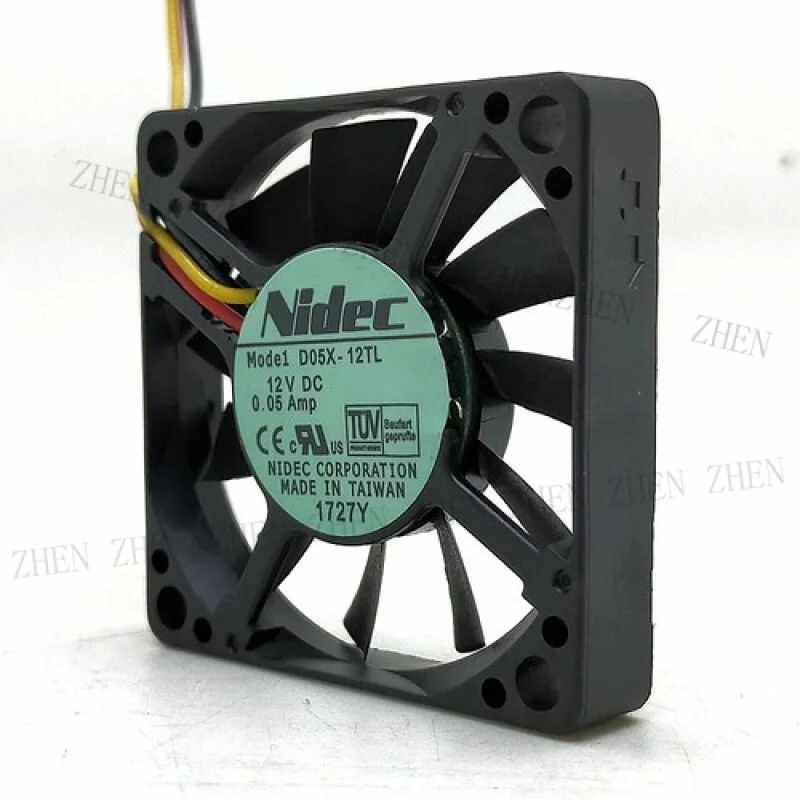 

Y Y 50mm 5CM Cooling Fan 5010 for DC 12V D05X-12TL Dual Ball Bearing CPU PC Cooler