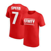 Men's Red Royal Rumble 2025 IShowSpeed Sewey T-Shirt Summer Quick Dry Breathable Sports Gym Casual men's Top T-shirt