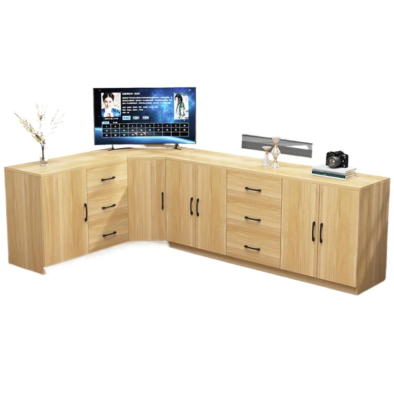 

All solid wood household integrated corner cabinet
