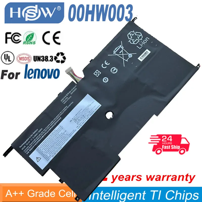 15.2V 50WH 00HW003 SB10F46440 45N1700 Laptop Battery For Lenovo ThinkPad X1 Carbon Gen3 2015 X1 Carbon 2014 Gen2 00HW002 45N1702