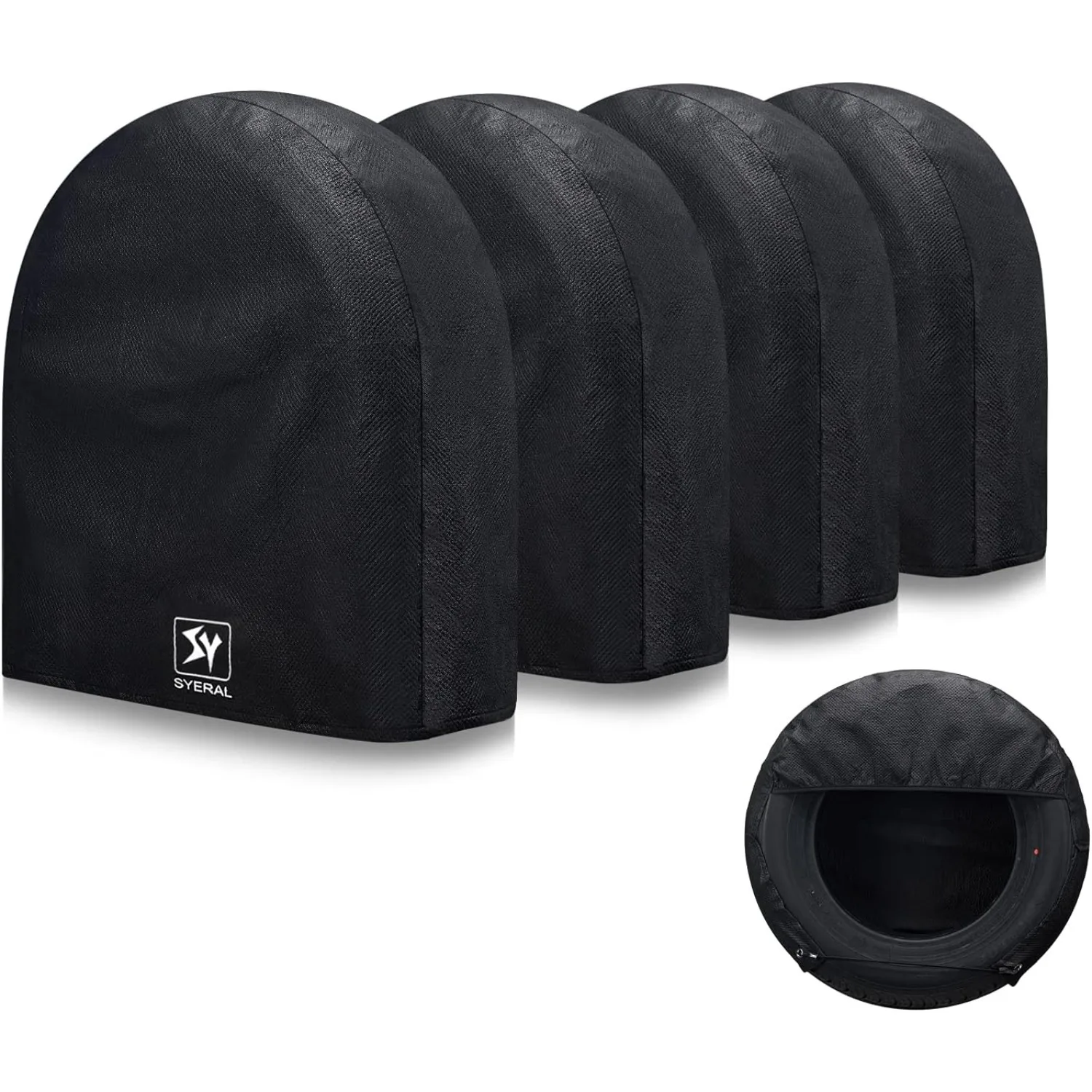 Reifenabdeckungen, 4er-Set, Wohnmobil-Radabdeckungen, wasserdicht, UV-beständig, für Schnee, Sonne, Regen, Reifenschutz, 33–35 Zoll (XL)