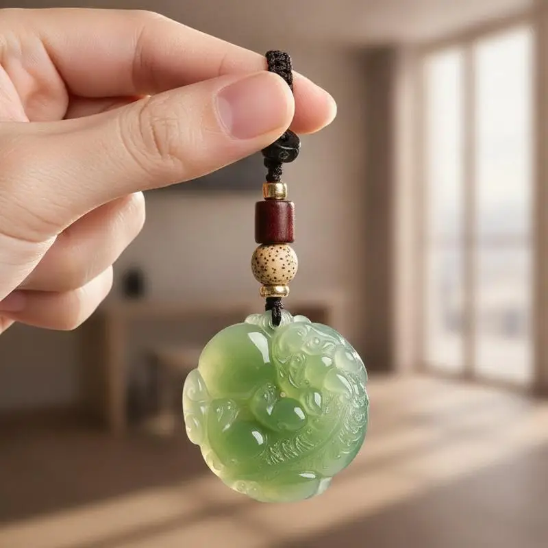 Traditional Lucky Pixiu Key Chain Chinese Style , Wear-resistant Decor for Car Keys Bag Phone Ideal Unisex Gift for Family