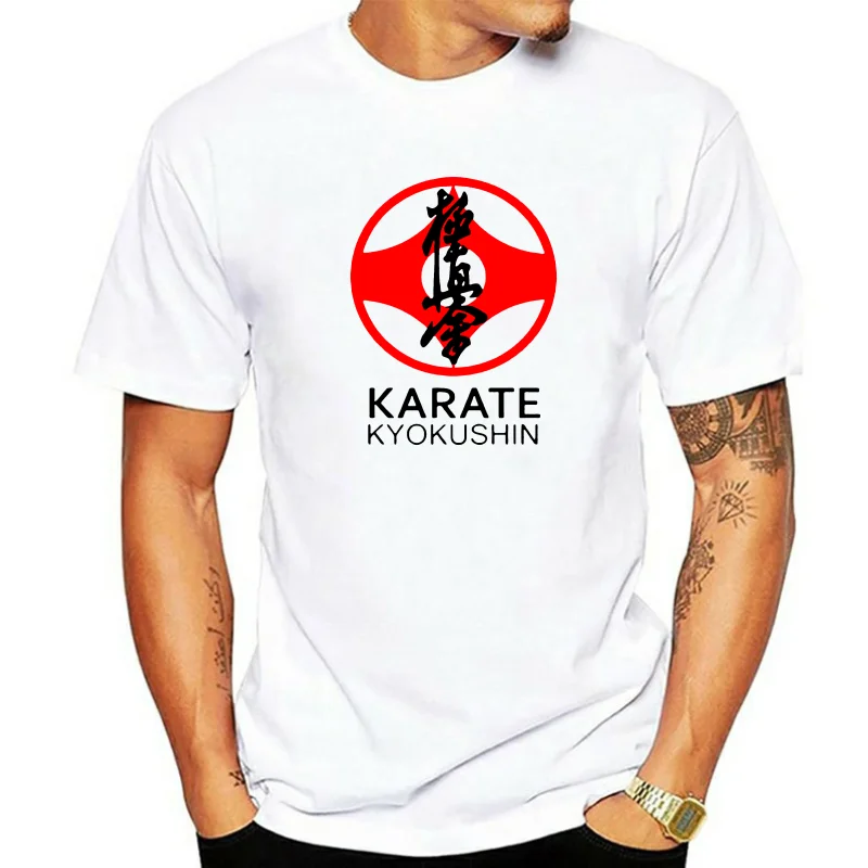 2020 100% Cotton Print Summer O-Neck Karate Kyokushin S-3Xl Kung Fu Shotokan Mortal Art Fight Judot Transfers Shirt