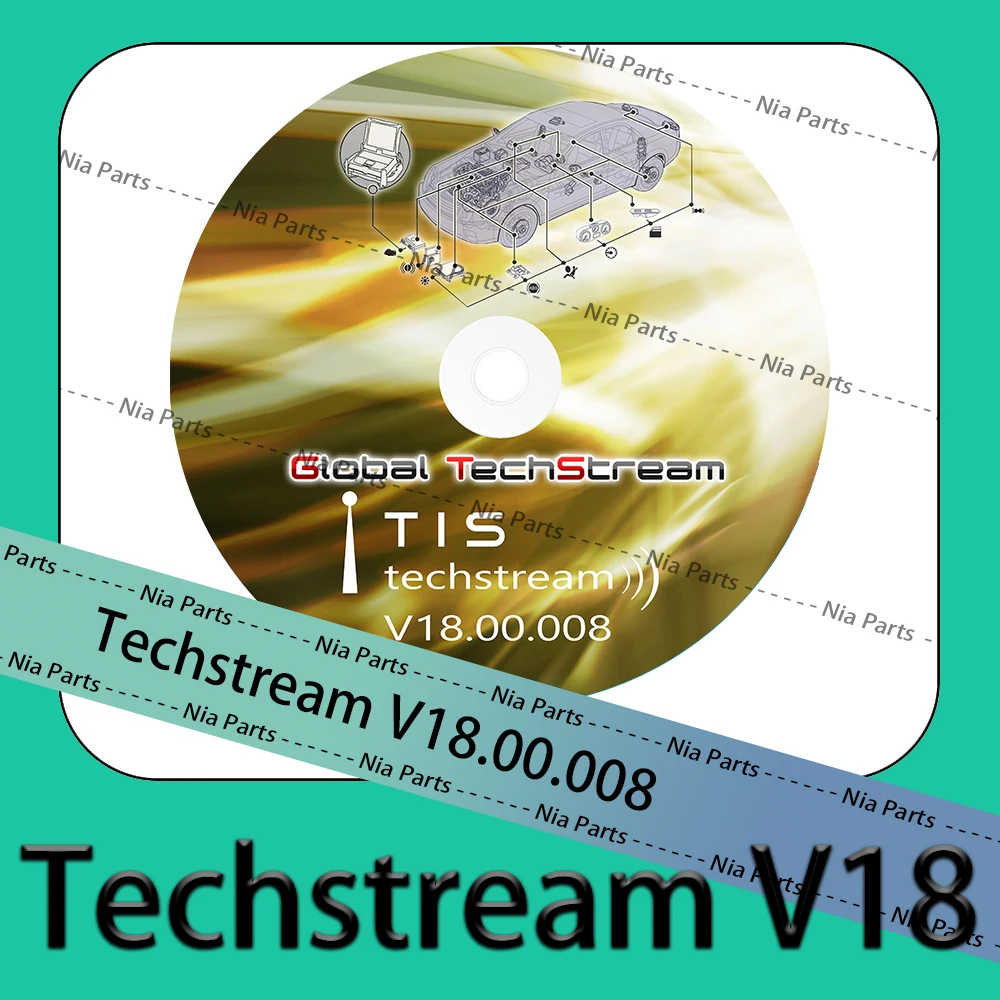 

V18.00.008 Techstream Diagnostic software Work with OTC Scanner MINI VCI Automobiles and car parts Auto Repair Scanning tool VCI