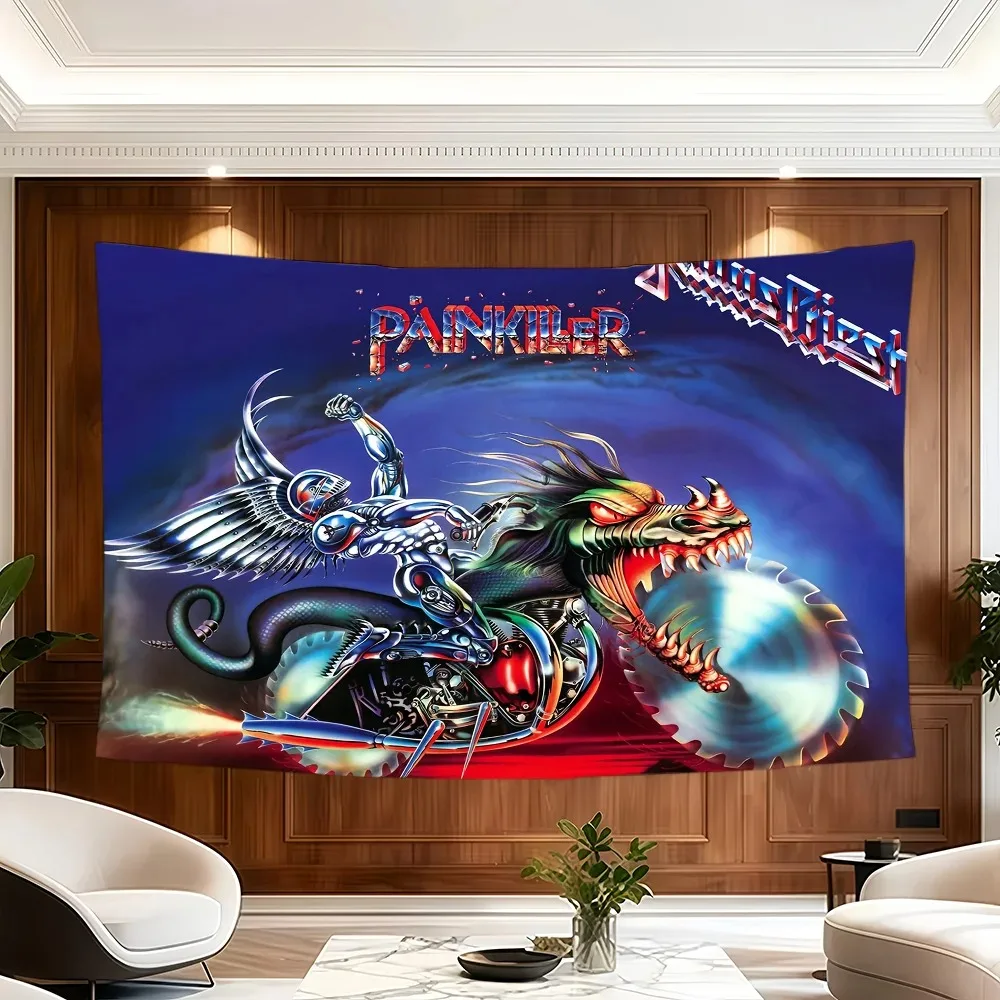 Band J-Judas P-Priest flag Decorative Banners Suitable For Outdoor Camping Family Parties And Garden Walls Gift