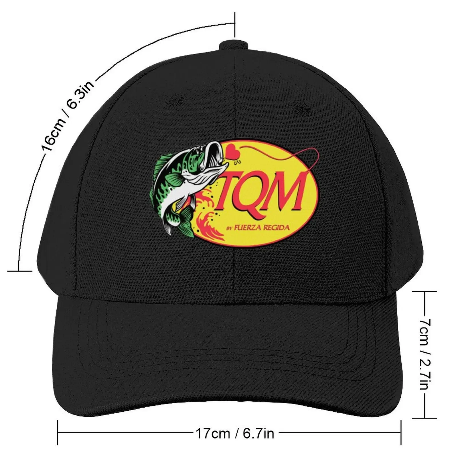 TQM Te Quiero Mucho - Fuerza Regida Baseball Cap Golf Hat Man summer hat Sunhat Hat Baseball Cap Women's Beach Outlet Men's