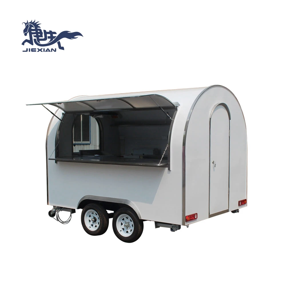 Double axle Donuts car/Fried cart and used for ice cream,coffee camping trailer