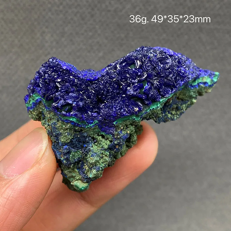 

100% natural azurite raw stone mineral specimen healing crystal