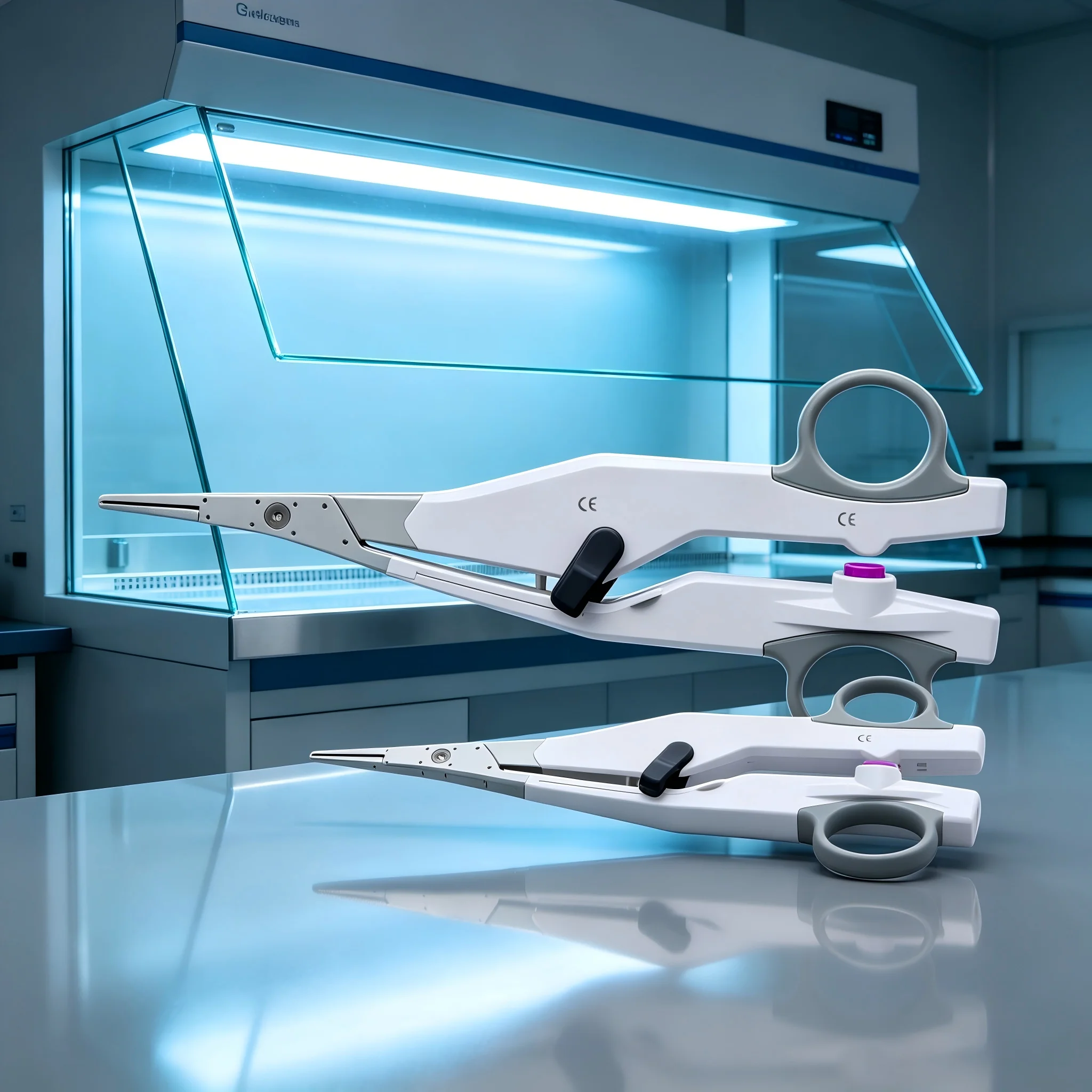 Dog Electrosurgery Tissue Fusion Open Sealer Divider with Small Curved Jaw 20.6mm Coagulation Length