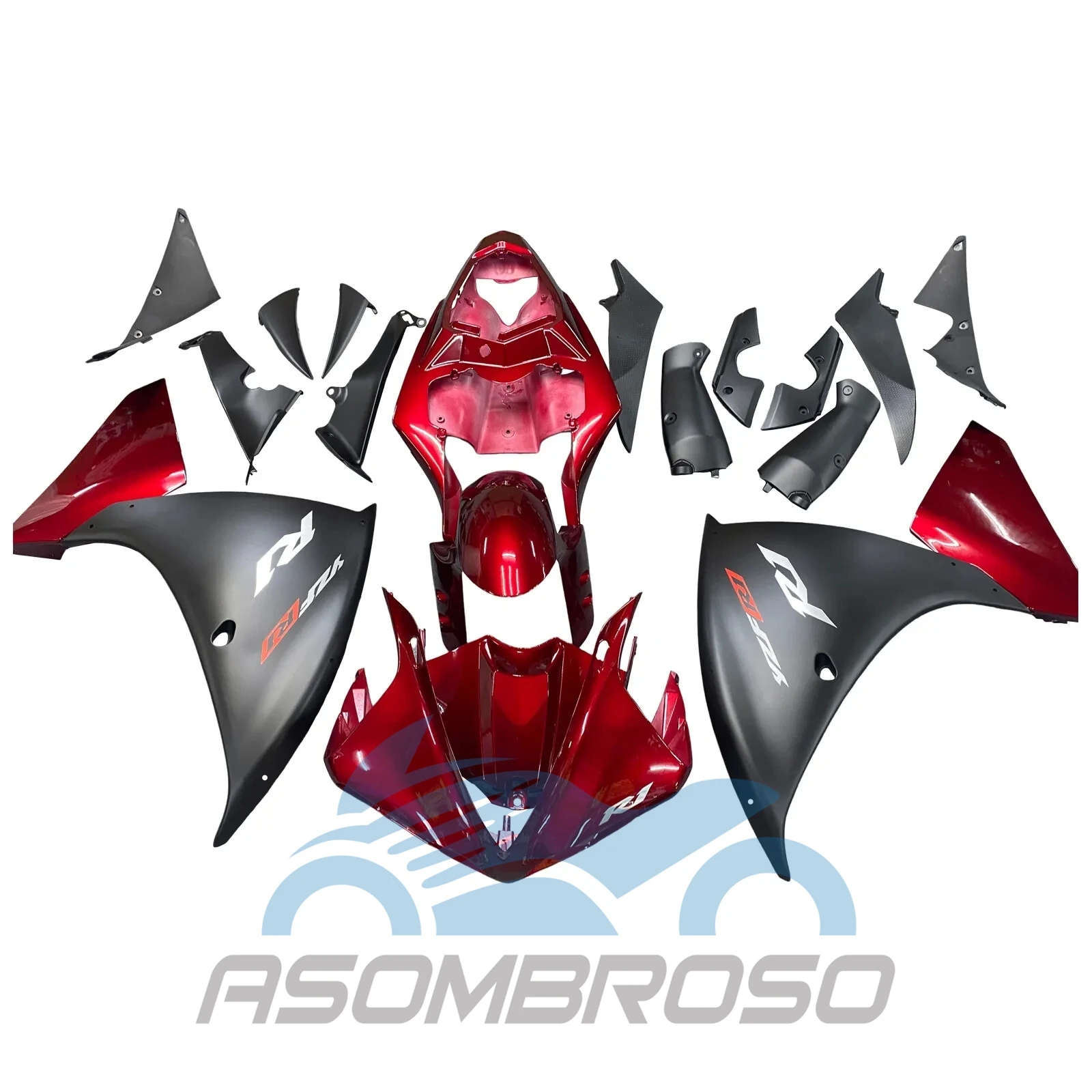 

Для YAMAHA 2009 2010 2011 2012 YZFR1 послепродажный инжекционный обтекатель мотоцикла YZF R1 09 10 11 12 комплект обтекателя Monster