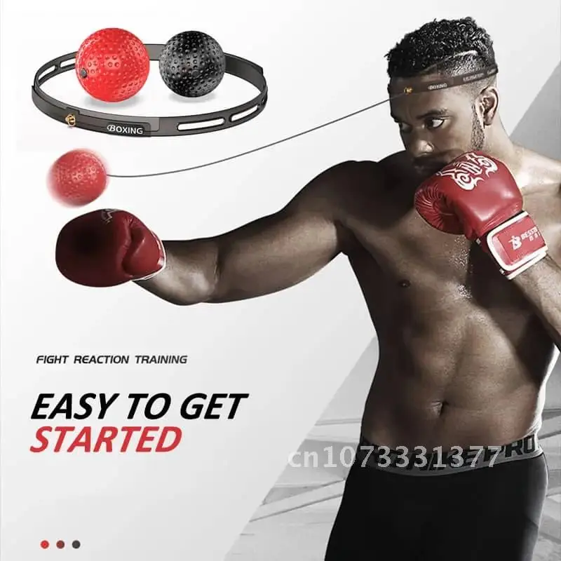 

Boxer Training Set Stress Gym Boxing Muay Thai Exercise Ball Sanda MMA Raising Reaction Force Hand Eye Boxing Reflex Ball