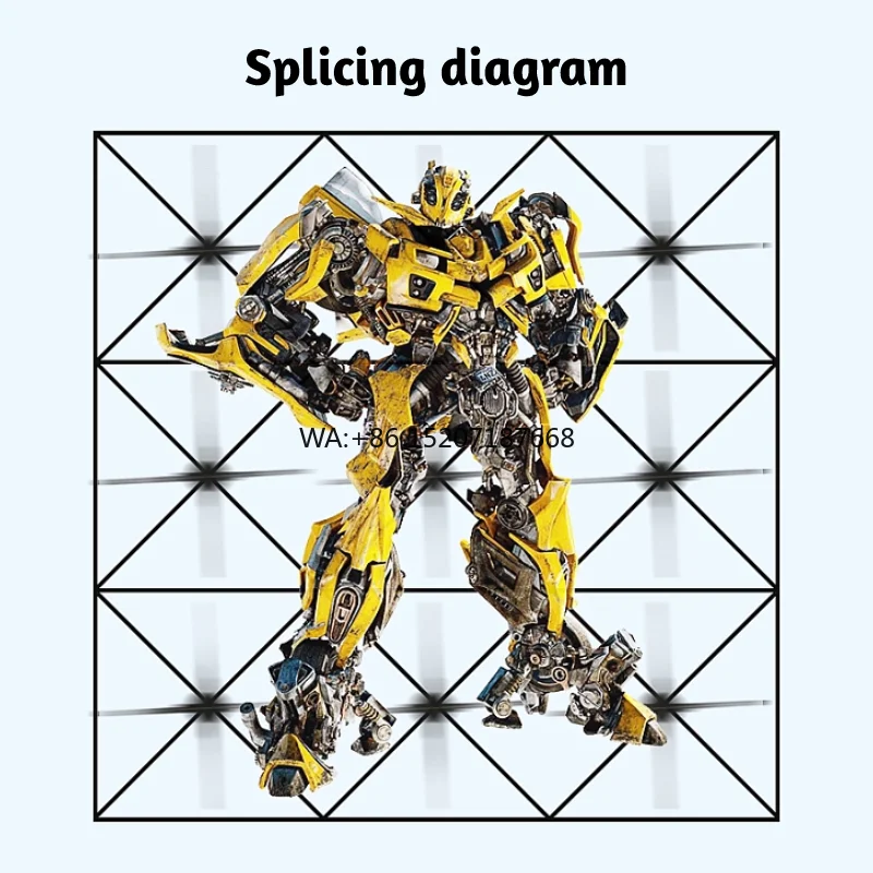 65Cm 3X3 7D Splicin…