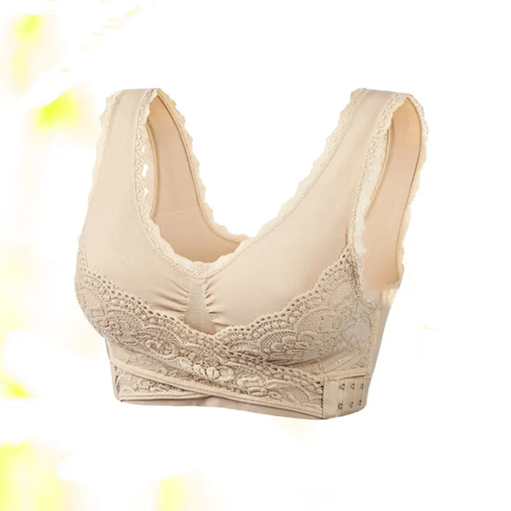 

1Pcs Wireless Seamless Sports Bra Comfortable Wrapped Chest Fitness Yoga Bra for Women Size Xxl Flesh Complexion