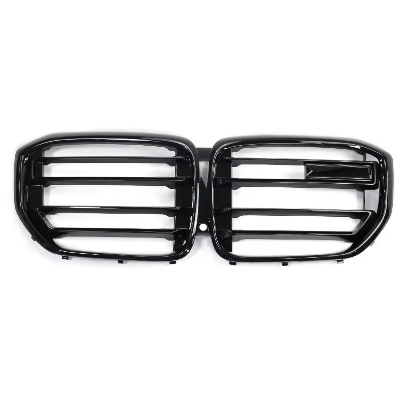 For X5 G05 LCI G18 Modified X5M Front Grille ABS Plastic OLIVER Fitment Glossy Black Horizontal Bar Middle Grid