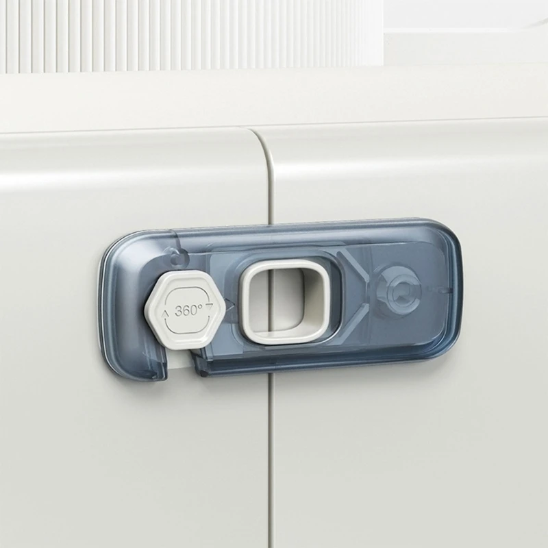 For Baby Safety Child Lock 1Pcs Home Refrigerator Lock Fridge Freezer Door Catch Lock Toddler Kids Child Cabinet Safety Lock